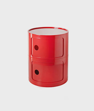 Moderne Ronde Nachtkastje - Minimalistisch Plastic Bijzetkastje