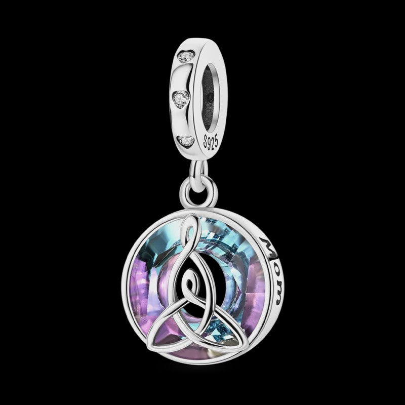 925 Sterling Zilveren Bedel 'Mom Love' - Perfect Cadeau voor Moederdag en Verjaardag