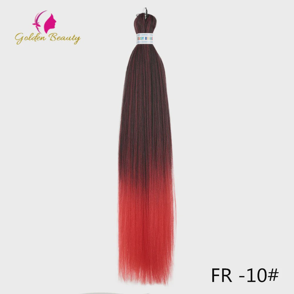 26 Inch Ombre Kleuren Vlechtsel Haar Synthetisch Pre-stretched Jumbo Braids Haar voor Cosplay & Pruiken