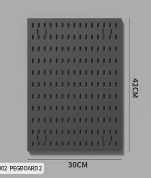 Modulaire Bureau Pegboard Organizer - Wandmontage, Staand & Clip-on