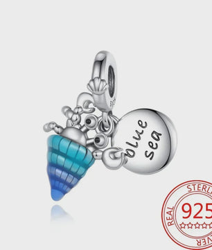 925 Sterling Zilver Oceaan Serie Bedel - DIY Armband Bedeltje voor Dames