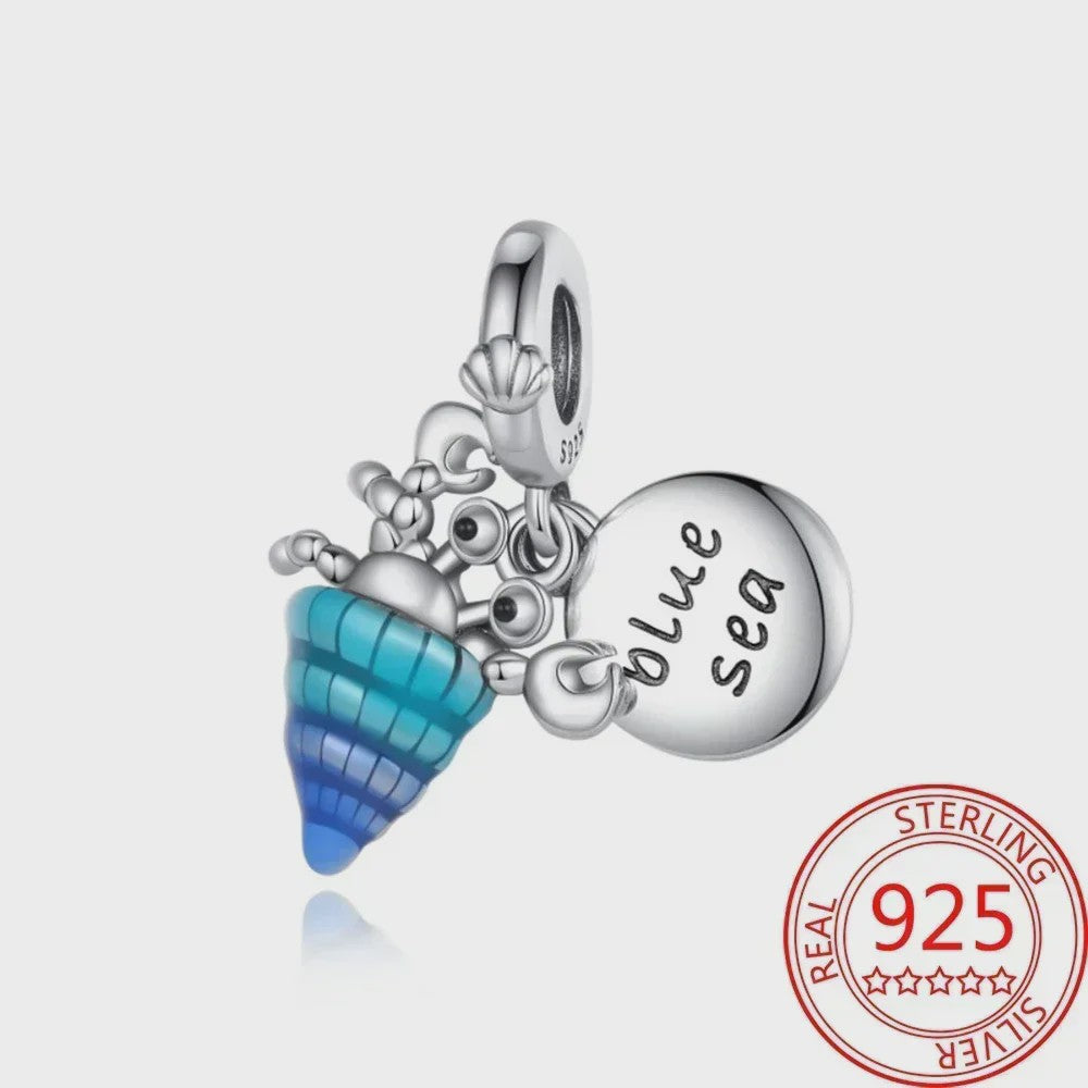925 Sterling Zilver Oceaan Serie Bedel - DIY Armband Bedeltje voor Dames