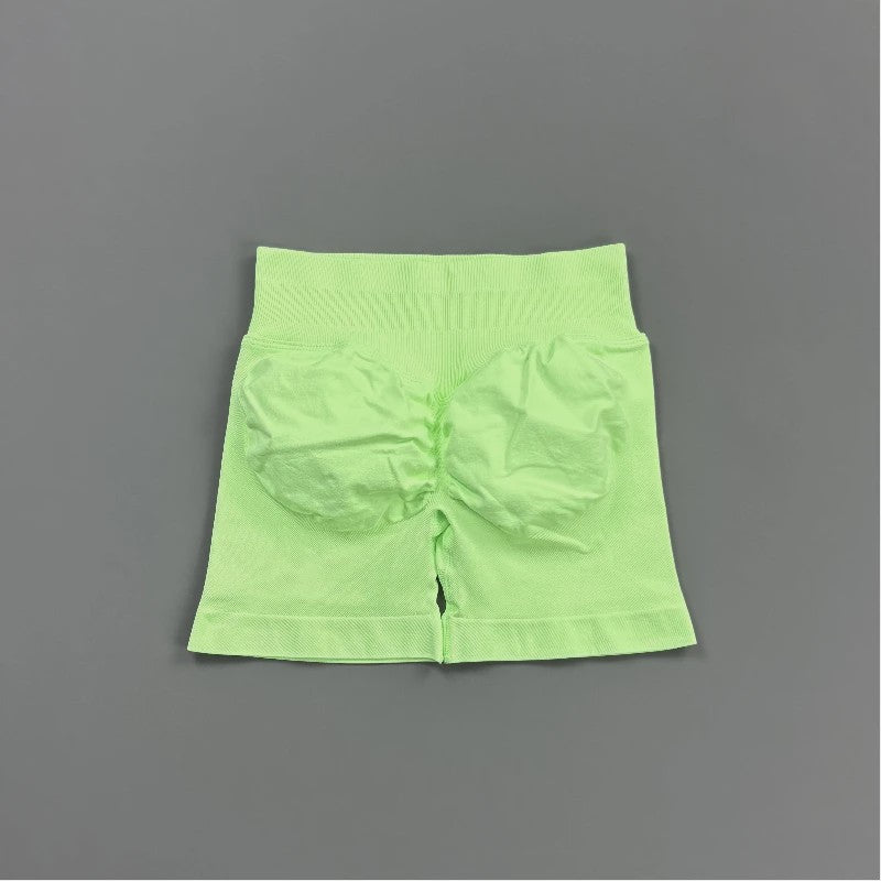 HISTELLO Seamless Biker Shorts Dames - Low Waist Scrunch Butt voor Fitness & Yoga