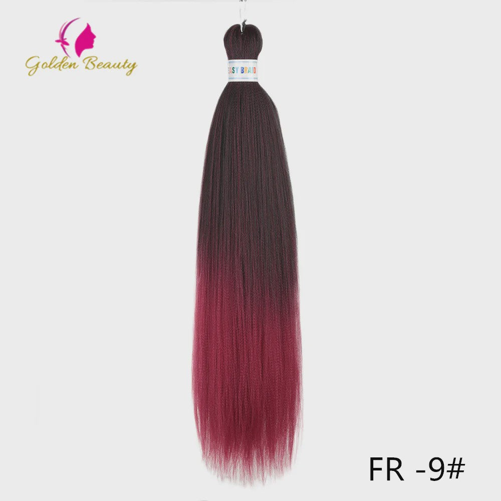 26 Inch Ombre Kleuren Vlechtsel Haar Synthetisch Pre-stretched Jumbo Braids Haar voor Cosplay & Pruiken