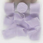 Handgemaakte Satijn Chiffon Lint Set - 3 Rollen van 5m met Rafeleffect voor Bruiloft, Cadeau & DIY Decoratie