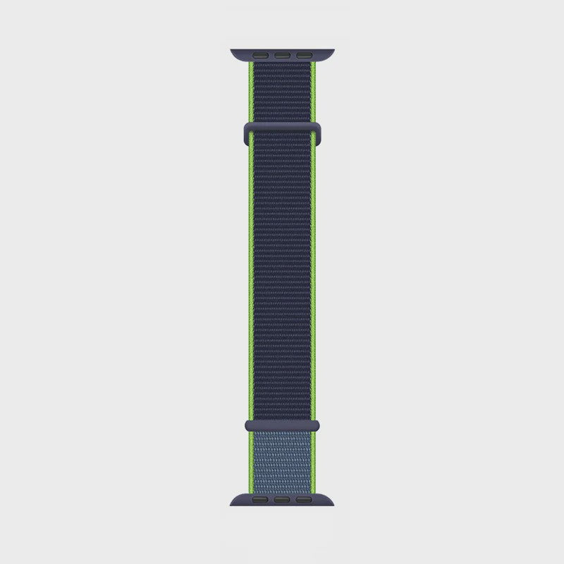 Nylon Sportband voor Apple Watch (38-49mm) - Ademend & Verstelbaar met Klittenband
