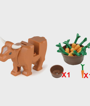 Bouwstenen Dierenpark & Boerderij: Varkens, Kippen, Panda's, Olifanten en Meer - Speelgoed Bouwpakket
