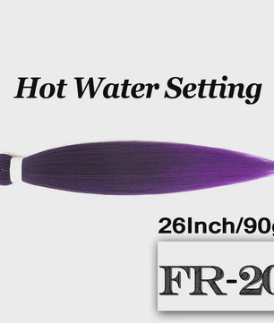 Pre-stretched Braiding Hair 26 Inch - Synthetische Haarverlengingen voor Crochet Braids in Kleuren