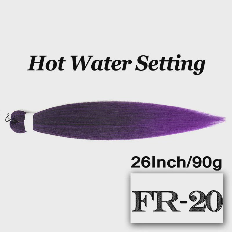 Pre-stretched Braiding Hair 26 Inch - Synthetische Haarverlengingen voor Crochet Braids in Kleuren