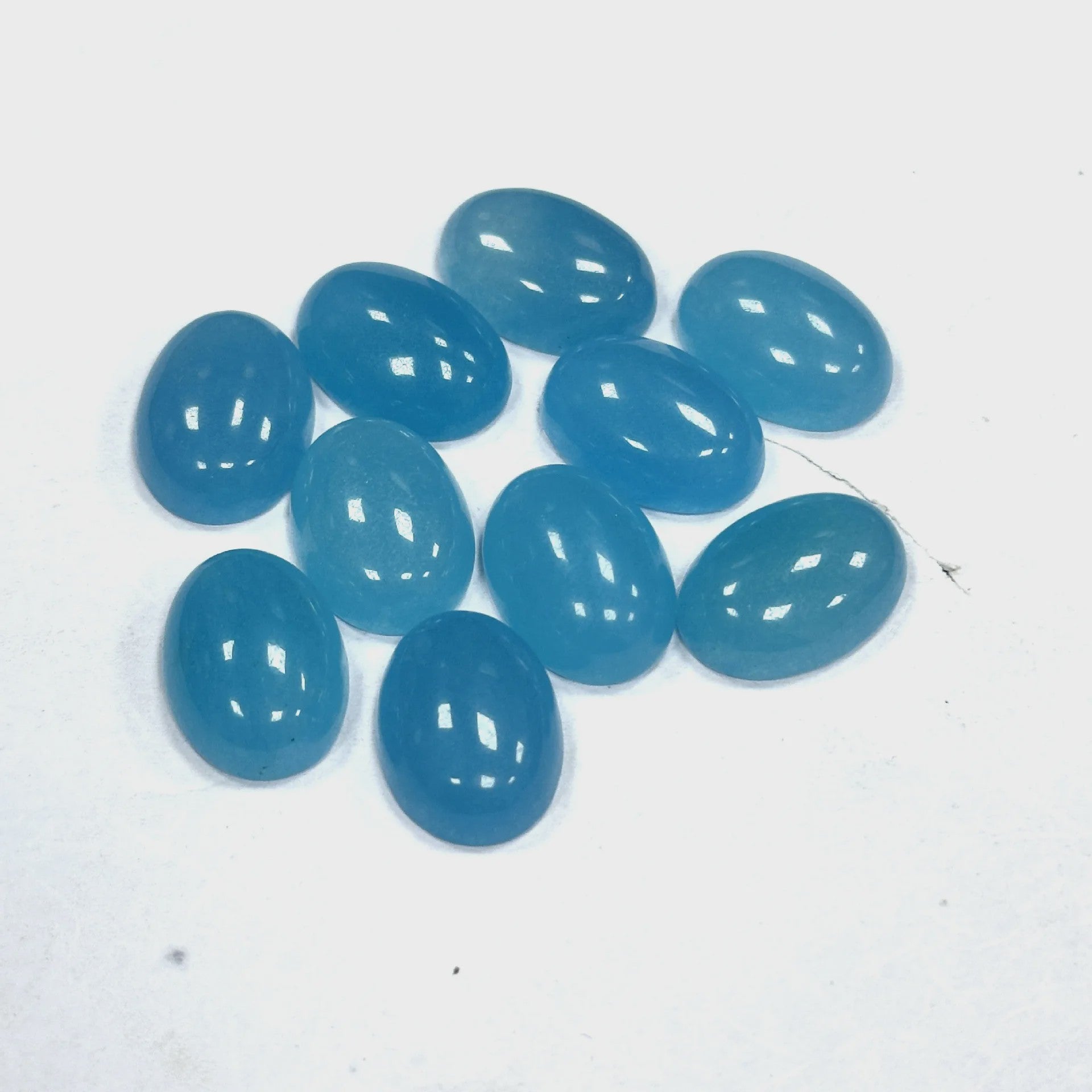 10x Kristal Cabochons Ovaal 13x18mm - Natuurlijke Helende Stenen voor Sieraden Maken