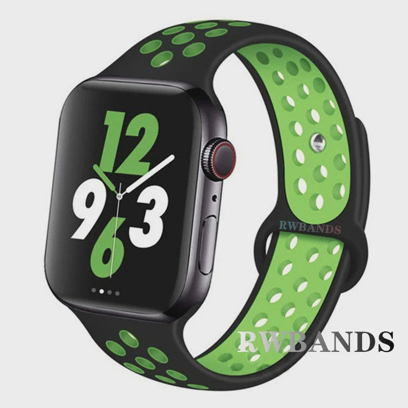 Ademende Sportband voor Apple Watch (38-49mm) - Comfortabele Vervangingsband