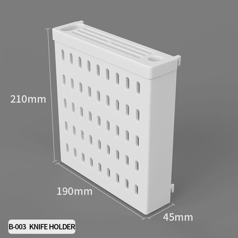 Modulaire Bureau Pegboard Organizer - Wandmontage, Staand & Clip-on