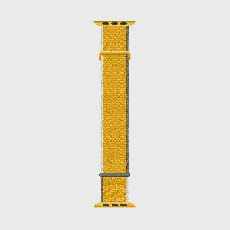 Nylon Sportband voor Apple Watch (38-49mm) - Ademend & Verstelbaar met Klittenband