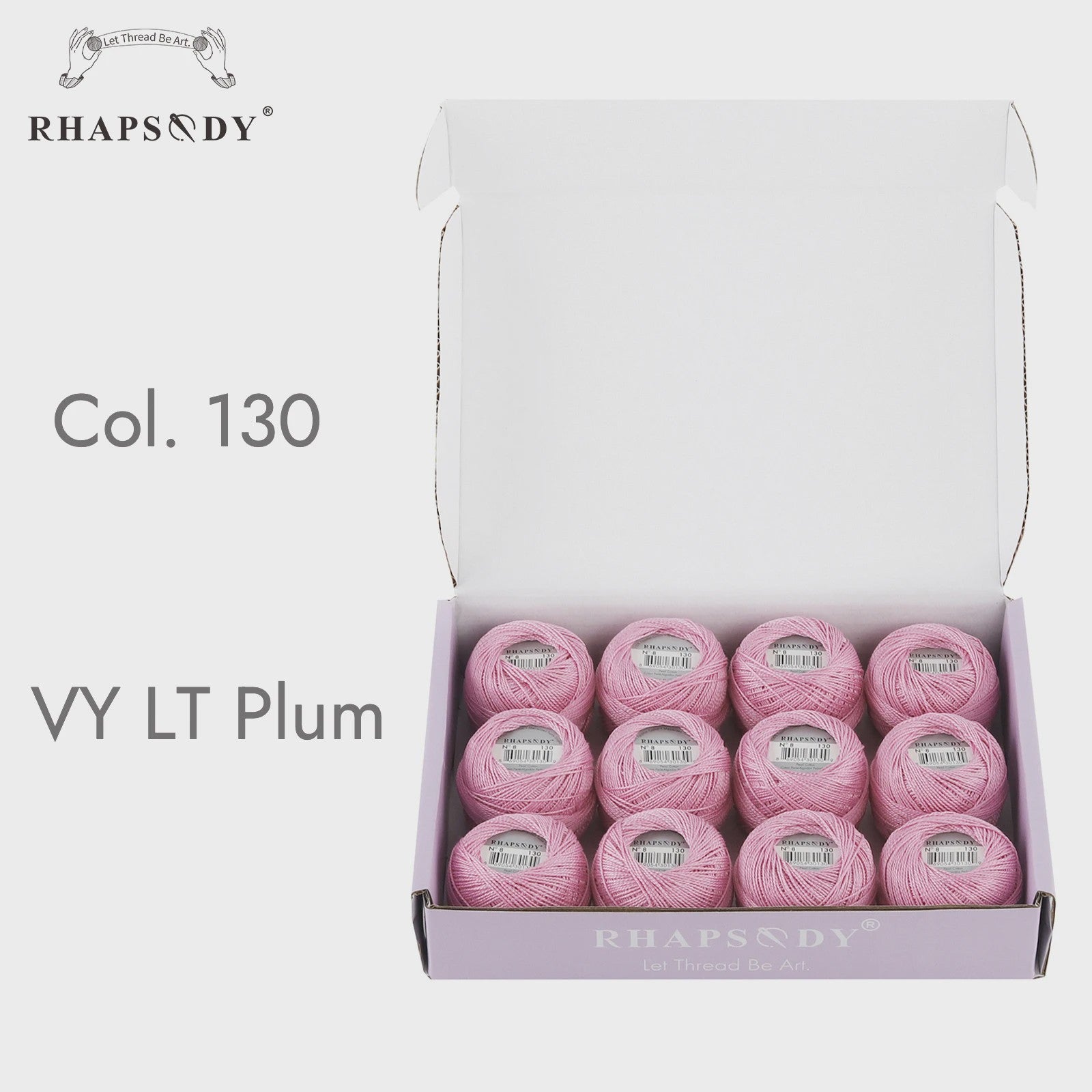 Rhapsody Pearl Cotton Garen Set - Maat 8 - 12 Bollen voor Haken, Borduren & Knutselen