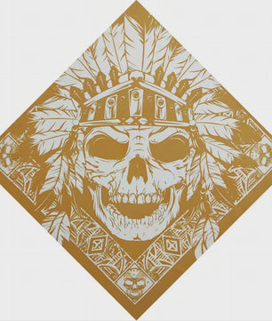 Skull Bandana Katoen - Hip Hop Stijl Hoofddoek & Accessoire
