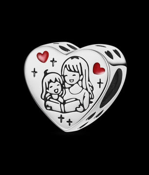 925 Sterling Zilveren Bedel 'Mom Love' - Perfect Cadeau voor Moederdag en Verjaardag