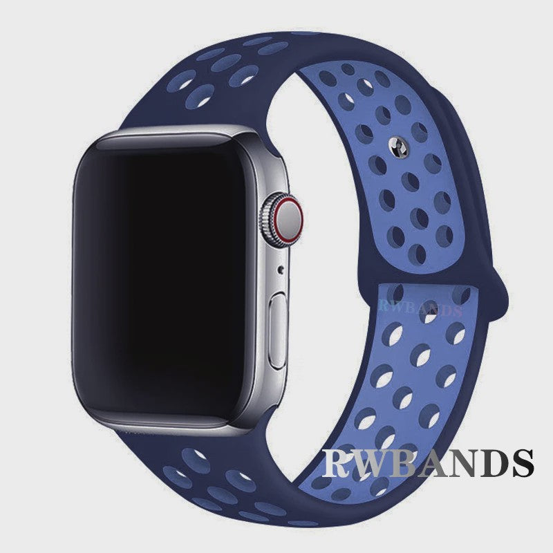 Ademende Sportband voor Apple Watch (38-49mm) - Comfortabele Vervangingsband