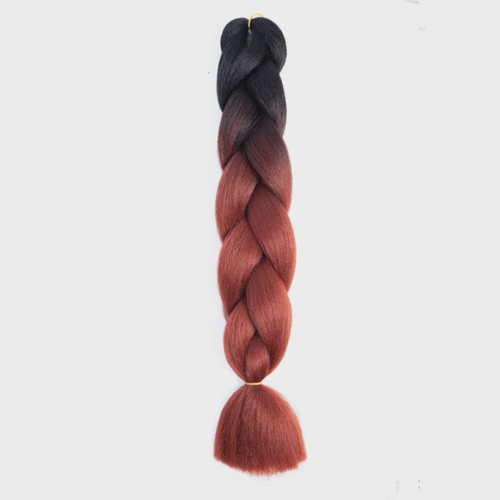 24 Inch Jumbo Braiding Hair Synthetisch Haar Ombre Crochet Braid Extensions voor Dames