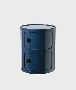 Moderne Ronde Nachtkastje - Minimalistisch Plastic Bijzetkastje
