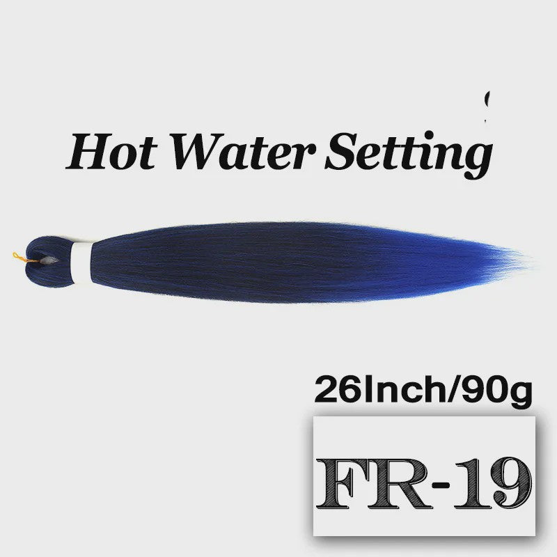 Pre-stretched Braiding Hair 26 Inch - Synthetische Haarverlengingen voor Crochet Braids in Kleuren