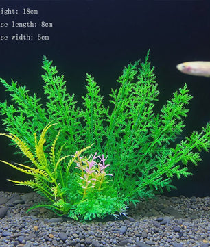 Kunstplanten Aquarium Set - Levendige Decoratie voor Vissenkom en Waterplanten