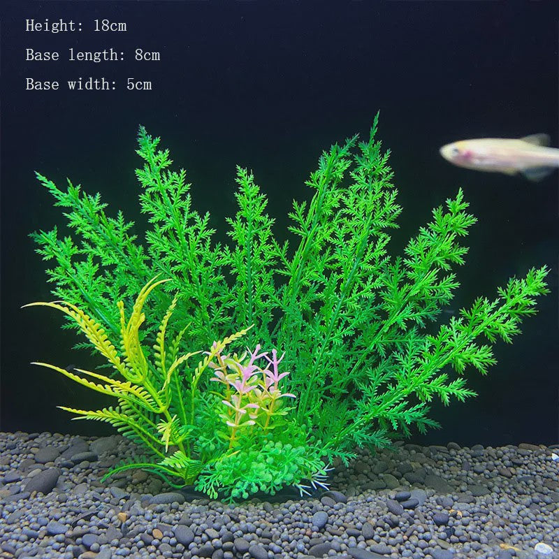 Kunstplanten Aquarium Set - Levendige Decoratie voor Vissenkom en Waterplanten