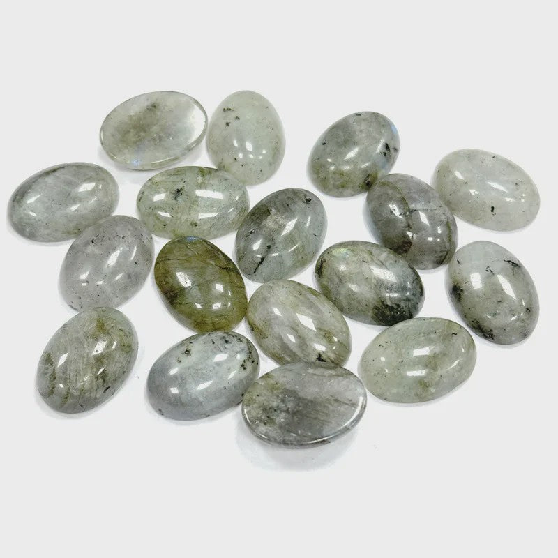 10x Kristal Cabochons Ovaal 13x18mm - Natuurlijke Helende Stenen voor Sieraden Maken