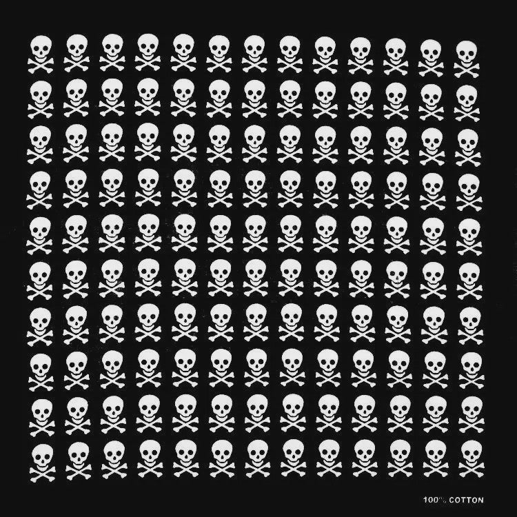 Skull Bandana Katoen - Hip Hop Stijl Hoofddoek & Accessoire