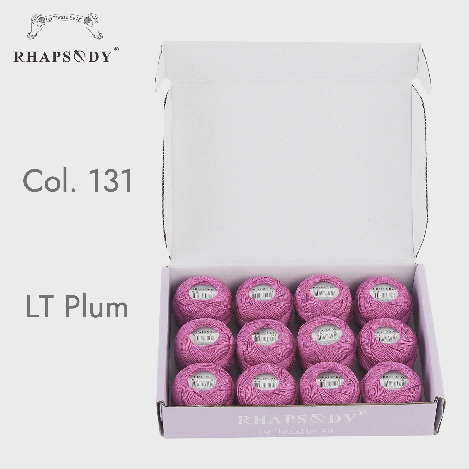 Rhapsody Pearl Cotton Garen Set - Maat 8 - 12 Bollen voor Haken, Borduren & Knutselen