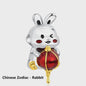 925 Sterling Zilveren Bedel Lucky Cat - Chinees Nieuwjaar & Japanse Stijl Hanger voor Dames Armbanden & Kettingen