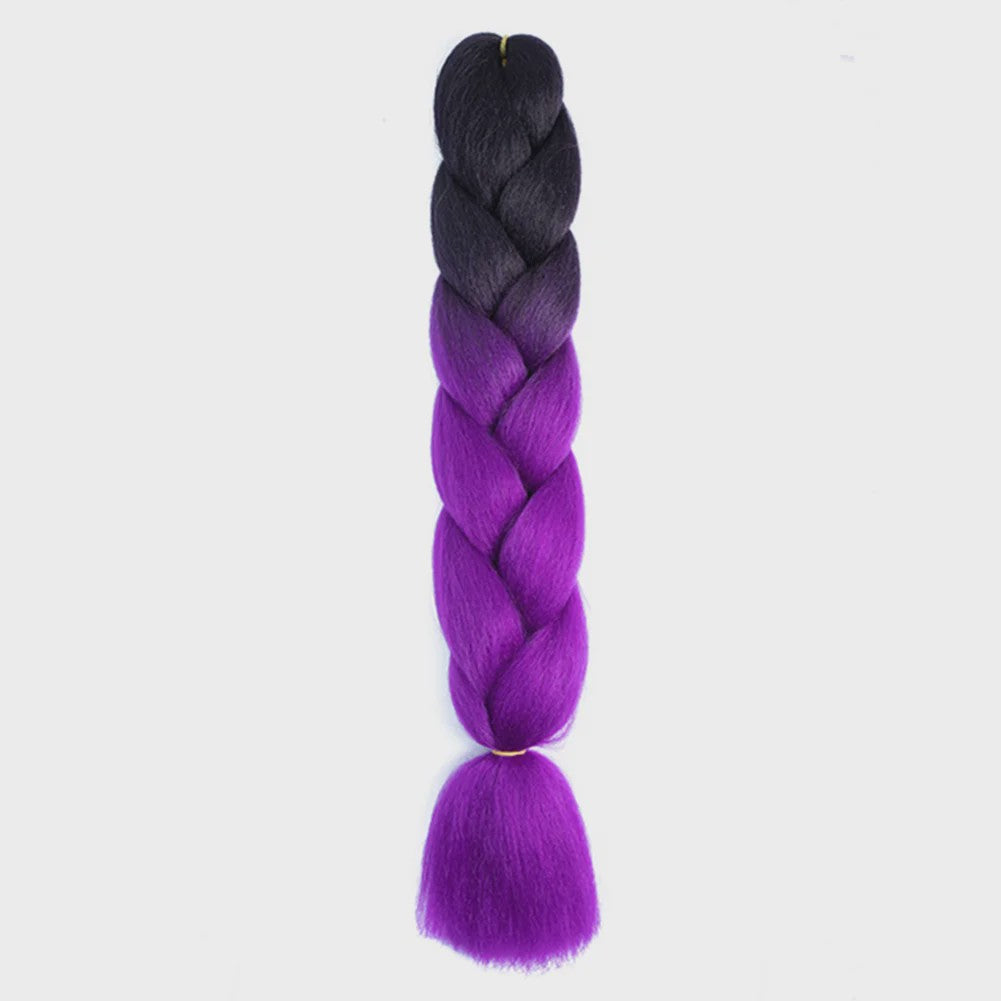 24 Inch Jumbo Braiding Hair Synthetisch Haar Ombre Crochet Braid Extensions voor Dames