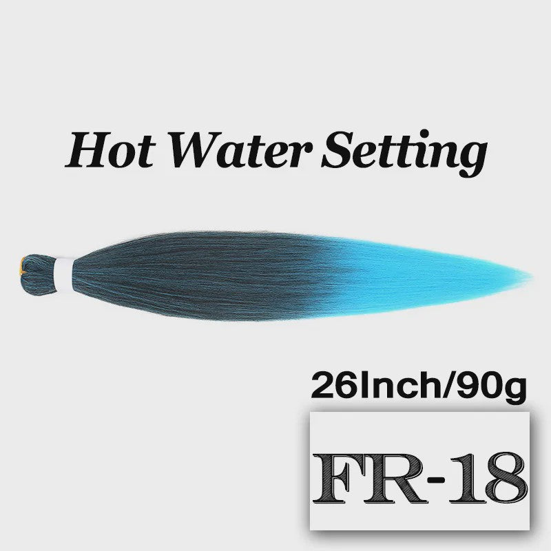 Pre-stretched Braiding Hair 26 Inch - Synthetische Haarverlengingen voor Crochet Braids in Kleuren