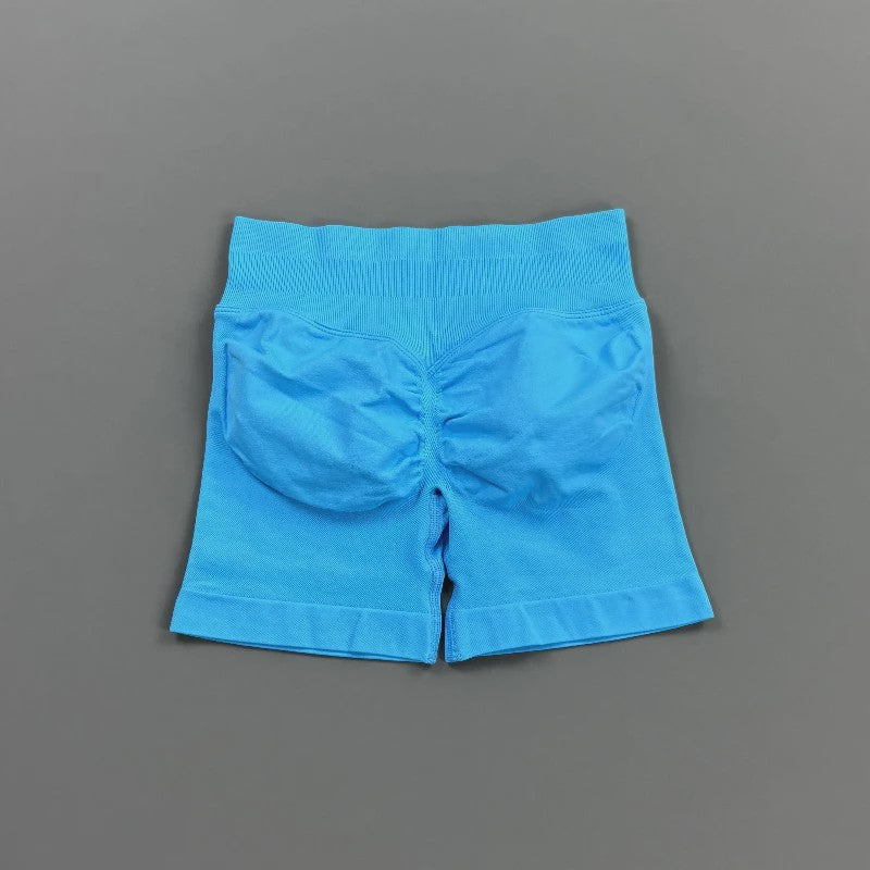 HISTELLO Seamless Biker Shorts Dames - Low Waist Scrunch Butt voor Fitness & Yoga
