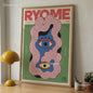 Japanse Koi Vis & Okinawa Vintage Poster - Japandi Wanddecoratie