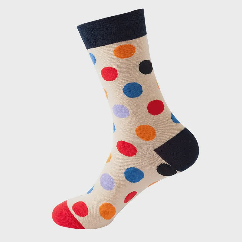 Unisex Katoenen Sokken met Vrolijke Fruit, Dieren & Kunst Prints - Hip Hop & Skateboard Stijl