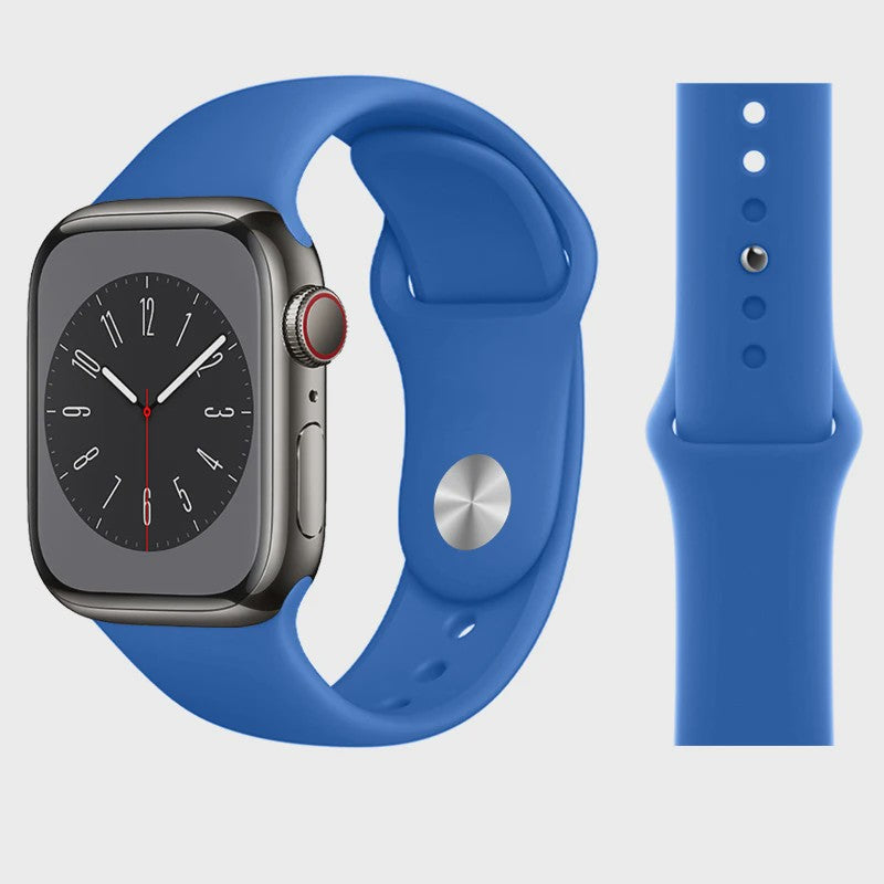 Sport Siliconen Bandje voor Apple Watch 38-49mm - Serie 1 t/m 11, SE, Ultra