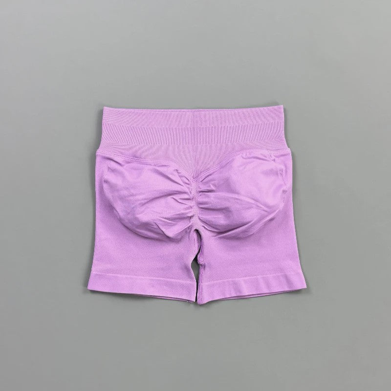 HISTELLO Seamless Biker Shorts Dames - Low Waist Scrunch Butt voor Fitness & Yoga