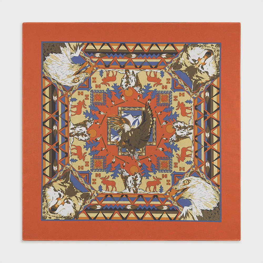 Unisex Katoenen Bandana met Dierenprint & Paisley Motief - Veelzijdig te Dragen