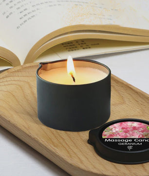 Luxe Massage Olie Kaars - Aromatherapie voor Ontspanning & Huidverzorging
