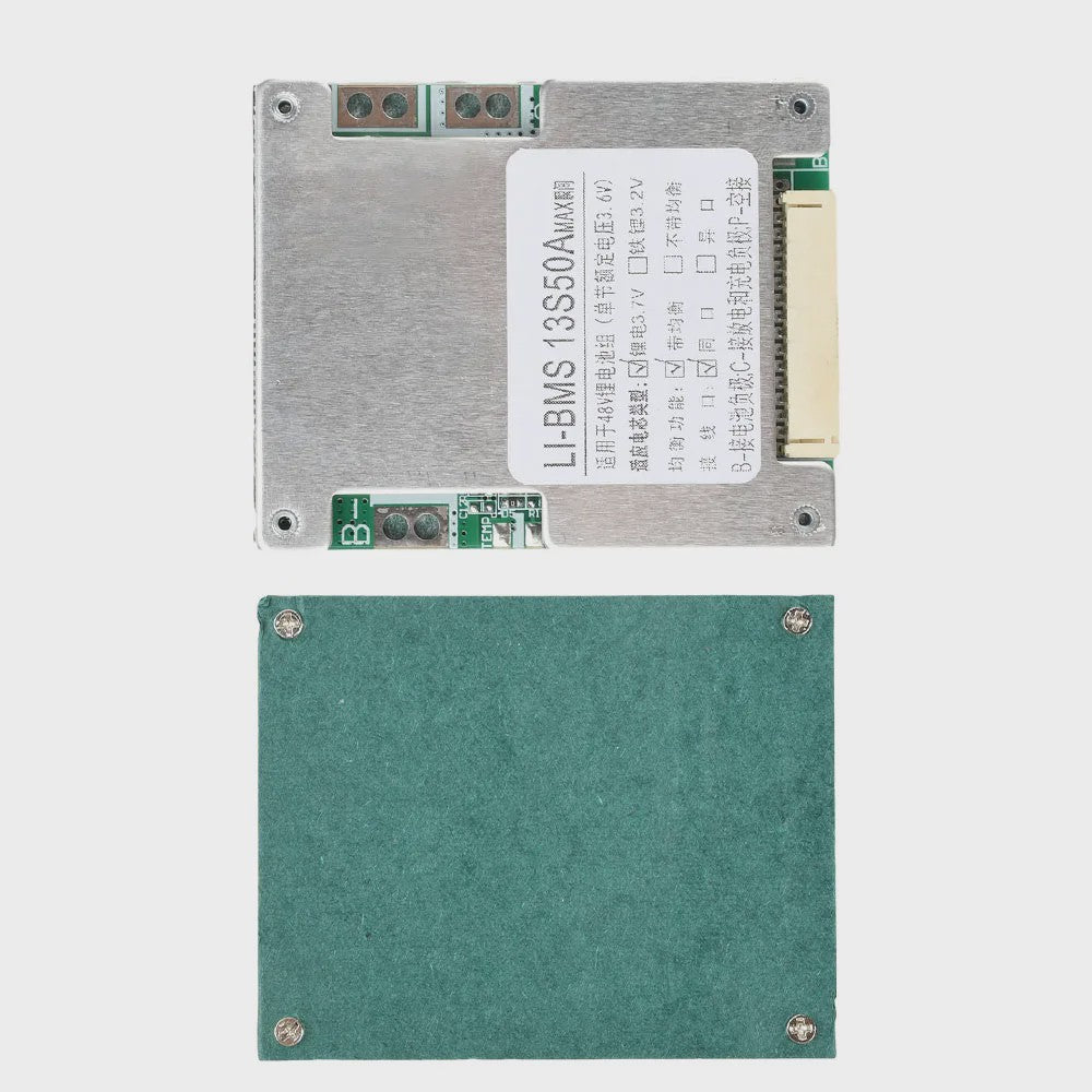 48V 50A BMS Beschermingsbord voor 13S Li-ion Batterijpakketten - Elektrische Voertuigen