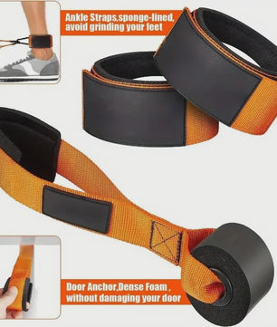 Professionele Weerstandsband Set met Handvatten - Krachttraining, Body Shaping & Fitness