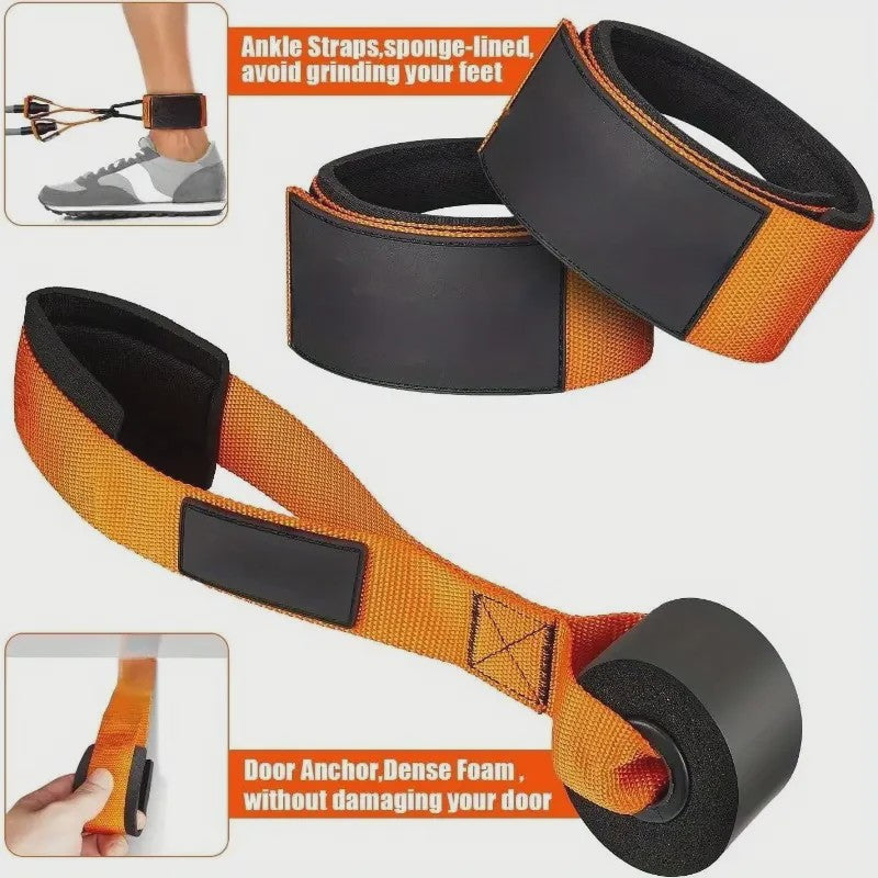 Professionele Weerstandsband Set met Handvatten - Krachttraining, Body Shaping & Fitness