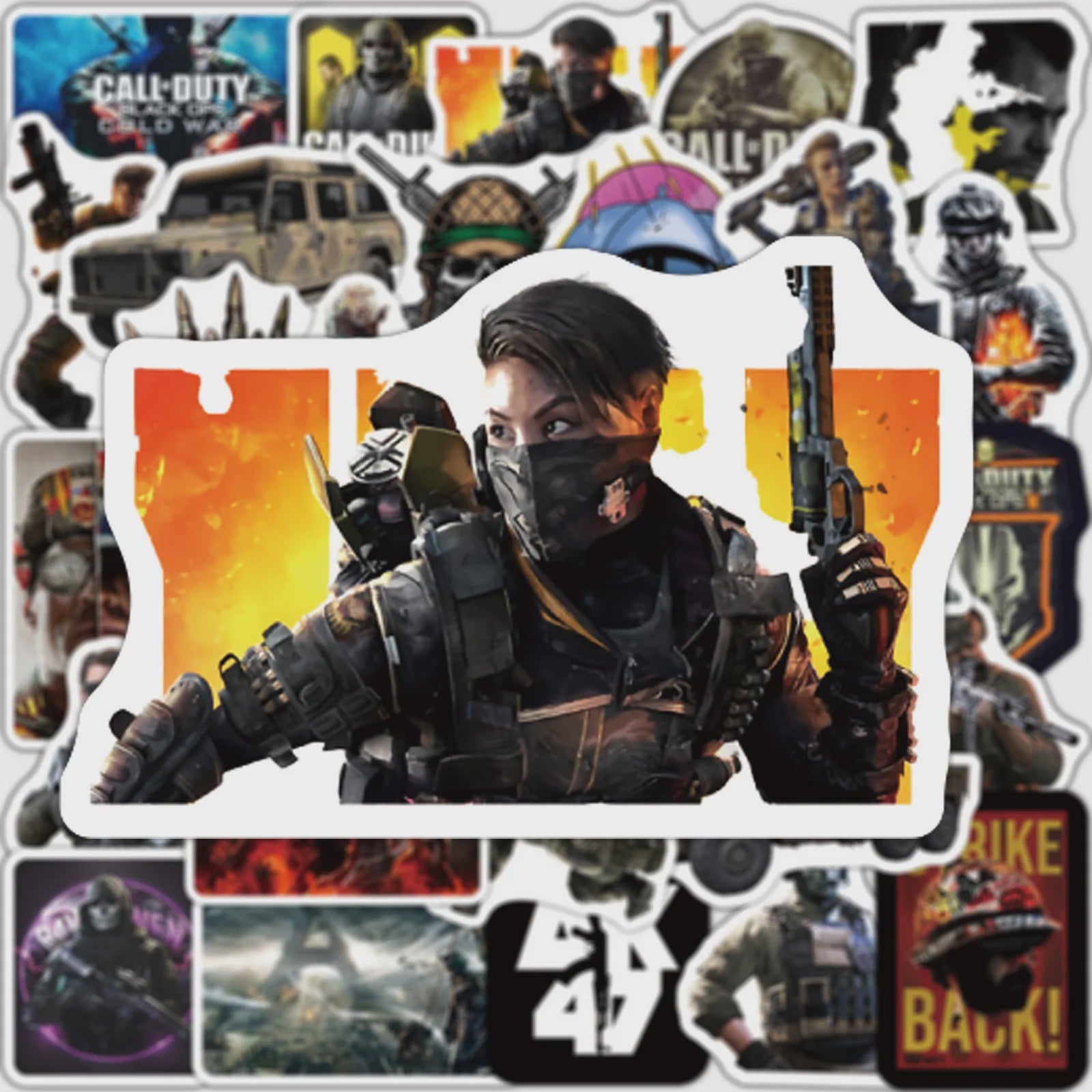 Call of Duty Game Stickers: 10/30/50/100 Stuks Waterdichte Graffiti Decals voor PC, Laptop & Meer