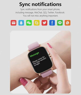 Lenovo Smartwatch 1.83'' - Waterdicht, Fitness Tracker, Bellen & Gezondheidsmonitor (iOS/Android)
