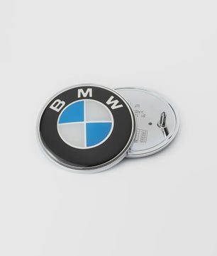 2x BMW Grille Embleem 82mm & 74mm - Decoratieve Auto Accessoires