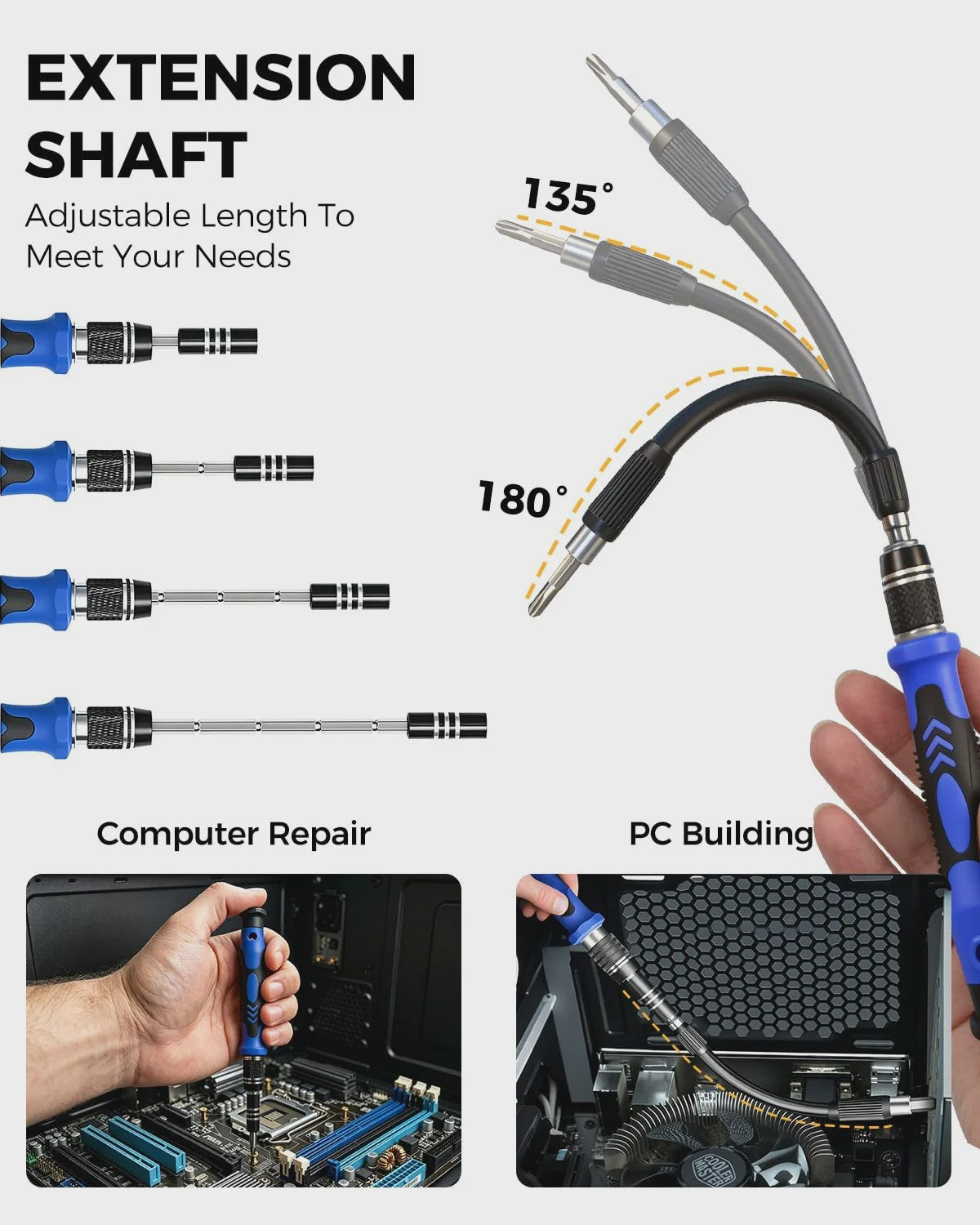 140-delige Precisie Schroevendraaierset: Complete Reparatiekit voor Elektronica