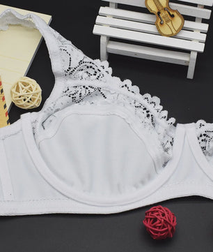 Luxe kanten bh met beugel voor dames - Plus size en sexy, verkrijgbaar in cupmaten B t/m F
