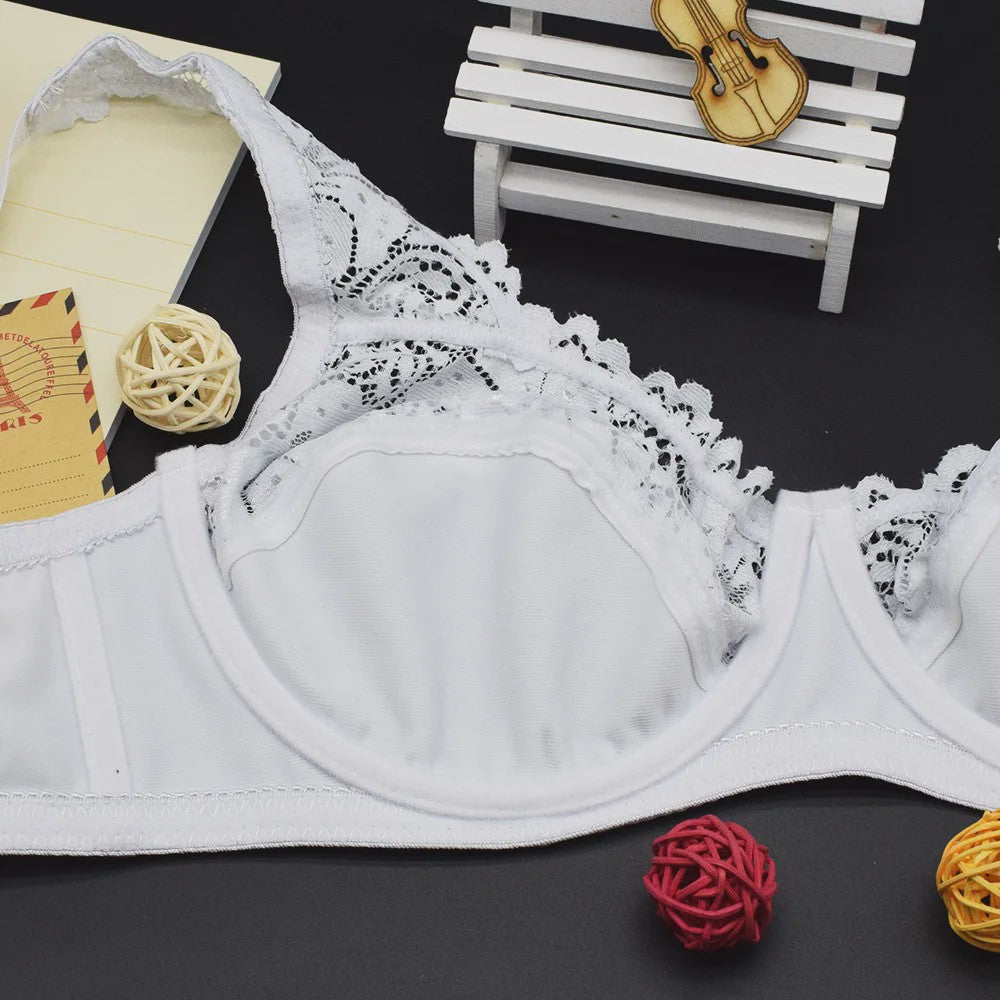 Luxe kanten bh met beugel voor dames - Plus size en sexy, verkrijgbaar in cupmaten B t/m F