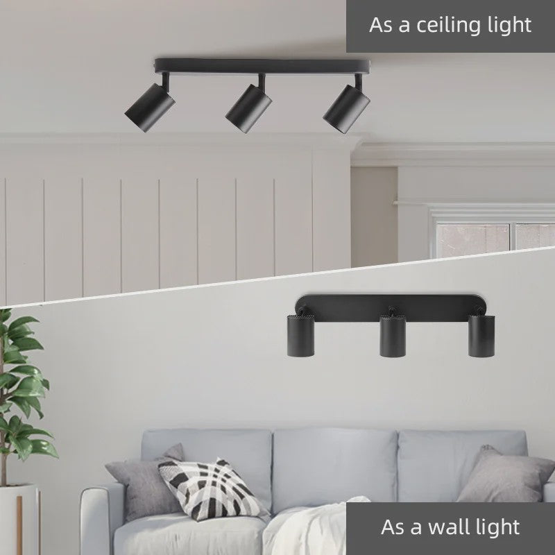 Verstelbare GU10 LED Spot Plafondlamp - Keuze uit 2, 3 of 4 Spots