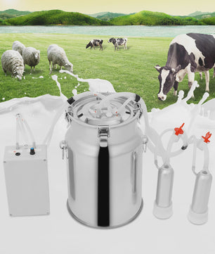 Elektrische Pulsatie Melkmachine 10L RVS Emmer - EU Standaard